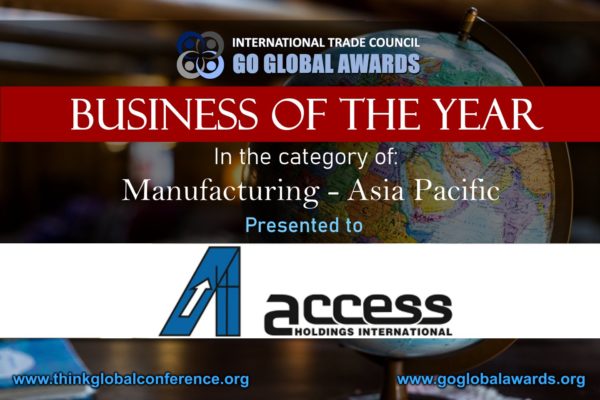 Business of the Year for Manufacturing- Asia Pacific